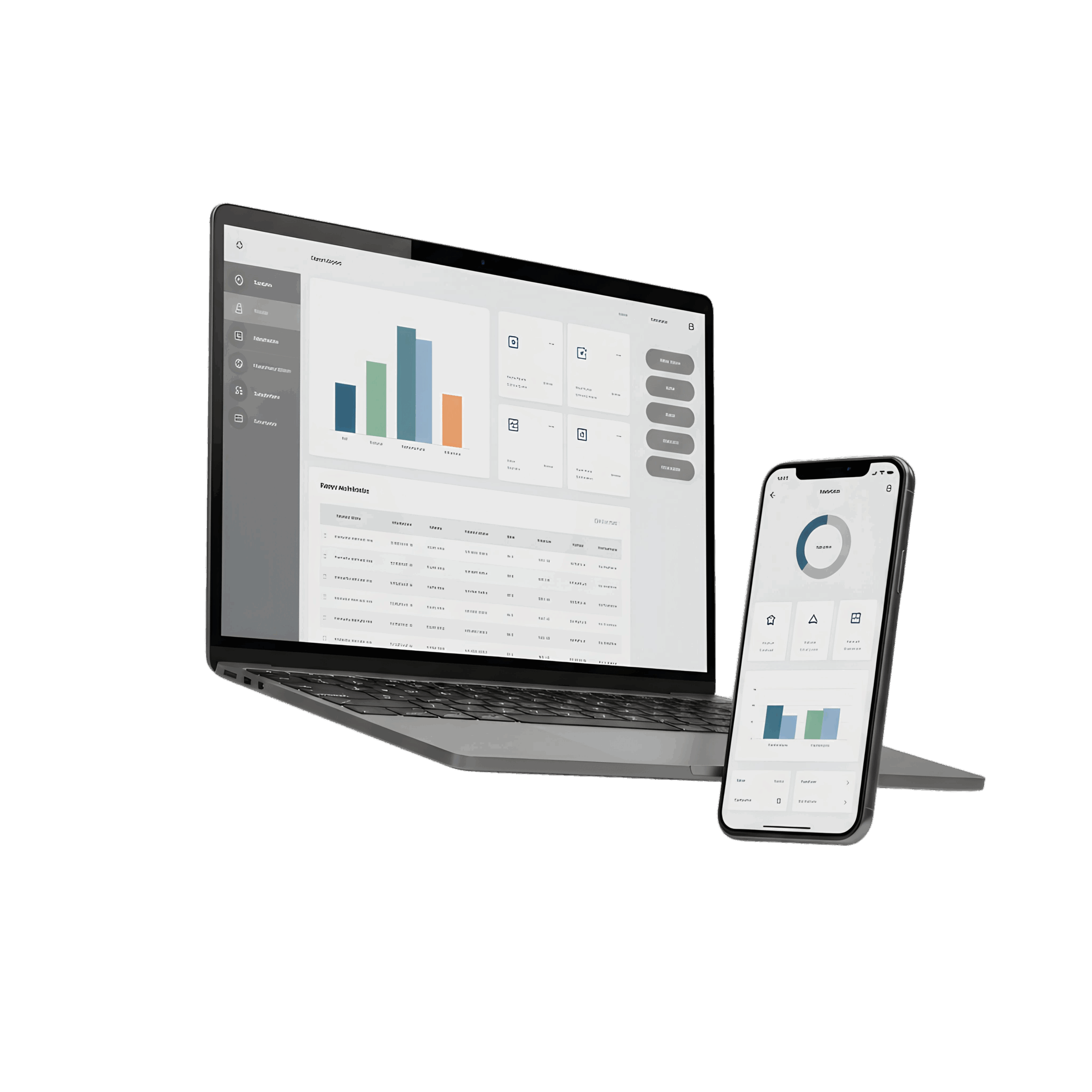Dashboard van inkoopsoftware voor procesoptimalisatie